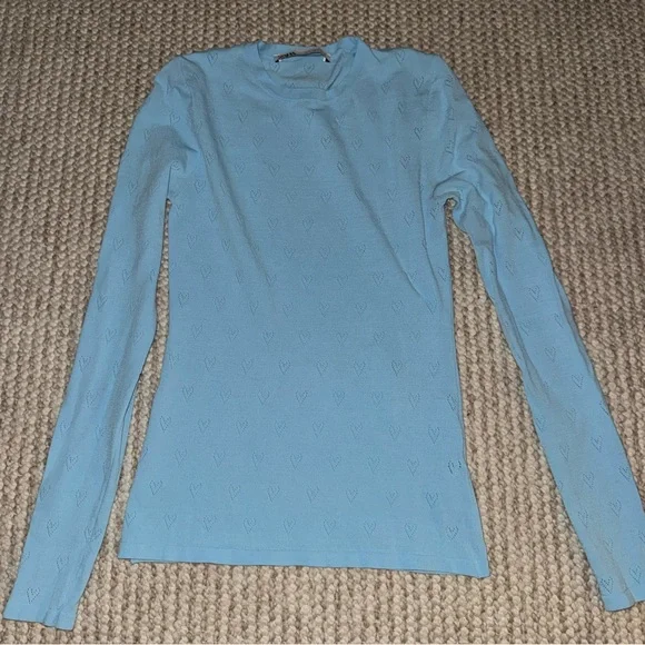 ZARA heart long sleeve top - Picture 2 of 4